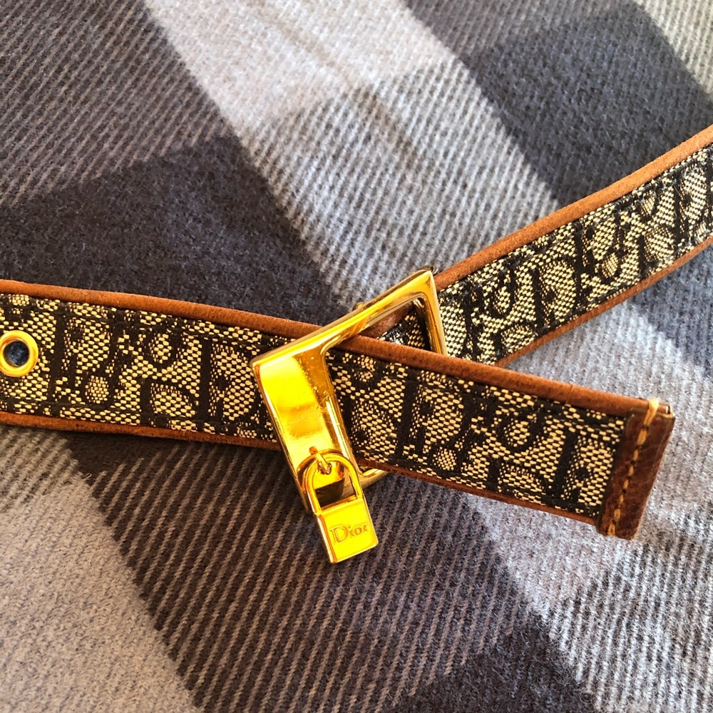 Dior Vintage Trotter Belt